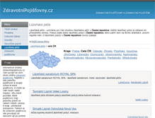 Tablet Screenshot of lazenska-pece.zdravotnipojistovny.cz